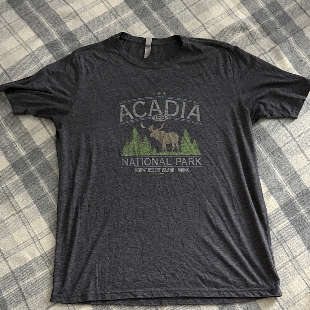 Next Level Apparel Dark Gray Acadia T-Shirt